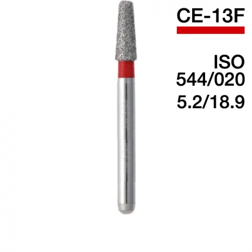 Боры алмазные MANI CE-13F, Красный (5 шт./уп.)