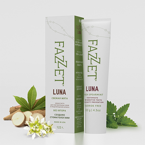 Паста зубная LUNA уп122г FAZZET