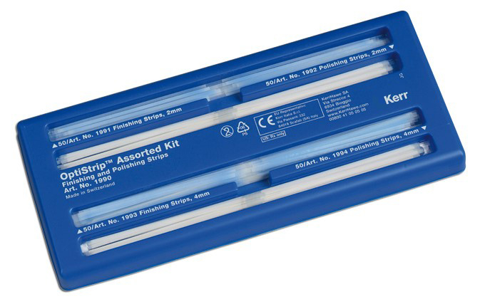 Штрипсы полировочные для финирования optistrip (4вида х 50шт.), 1990