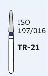 Боры алмазные MANI TR-21, Голубой (5 шт./уп.)