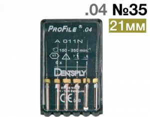 ProFile.21мм 04 №35 (6шт.), Maillefer машинные