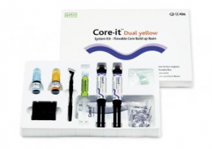 Core.It Dual Kit Набор.Композитный материал фторсодержащий (шприц 10г*2шт Желтый+ESBond+Activator)